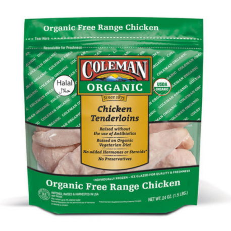 Coleman Organic IF Boneless Skinless Chicken Tender